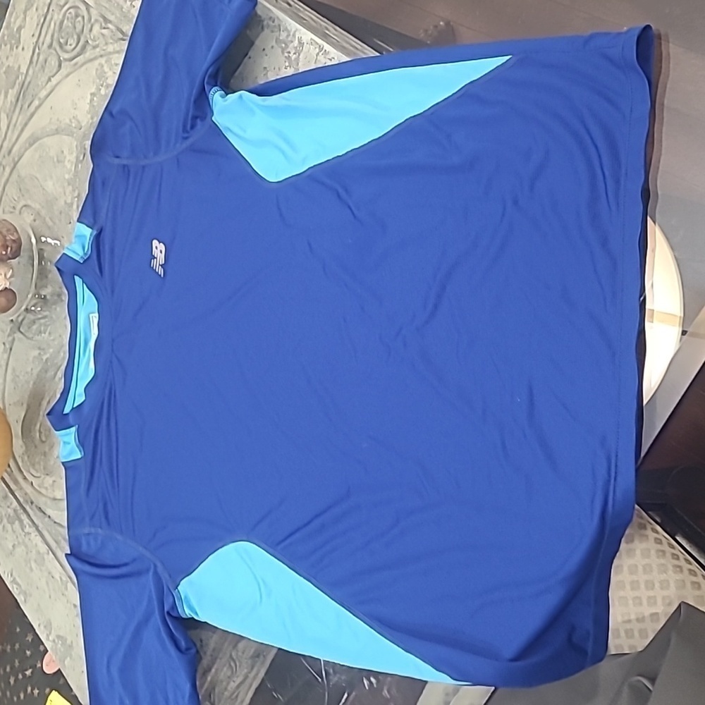 NEW BALANCE NB DRY MENS COLOR BLOCK ATHLETIC TEE SHIRT LARGE